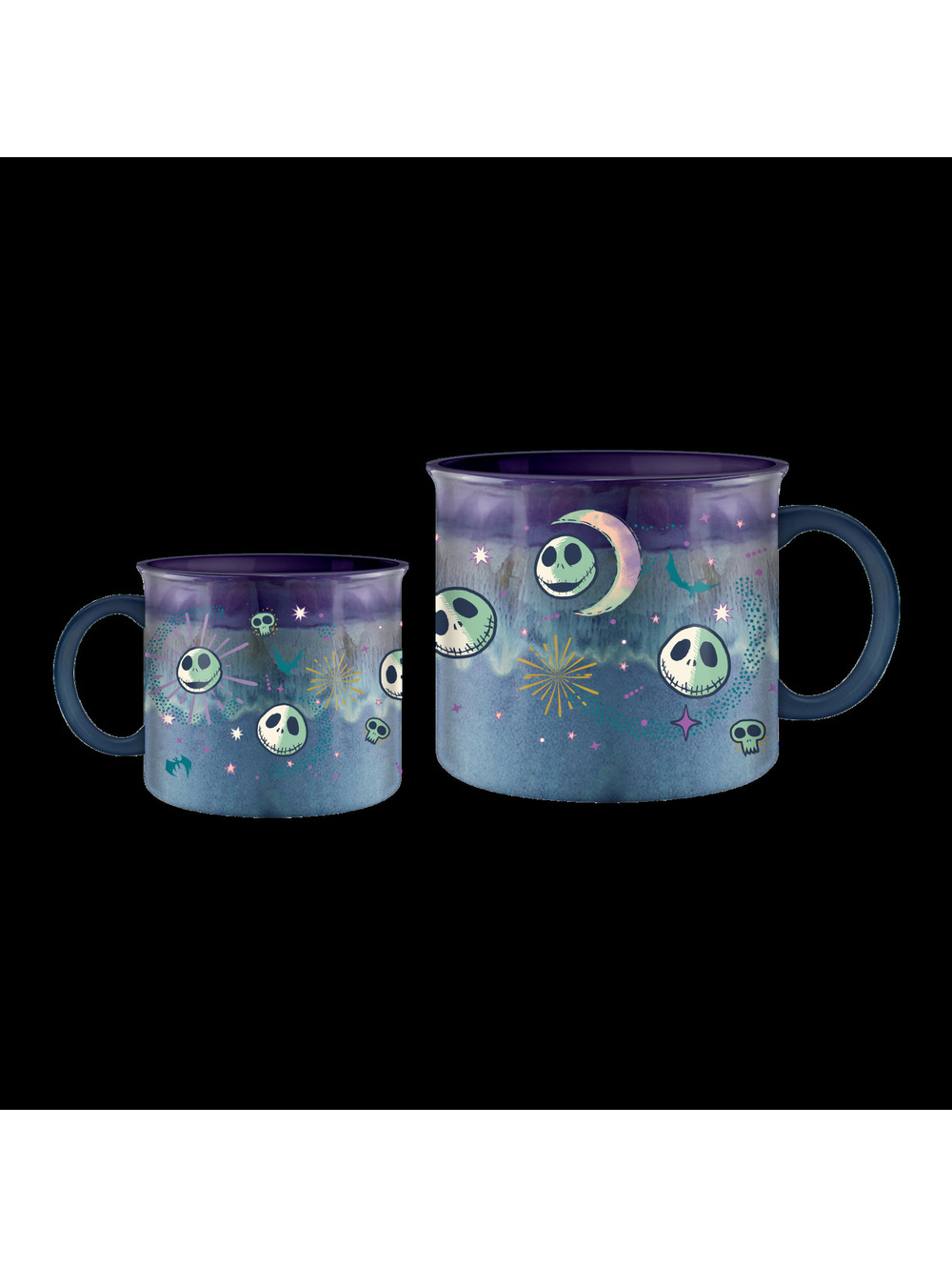 Silver Buffalo - Nightmare Before Christmas Reactive 20oz Ceramic Camper Mug